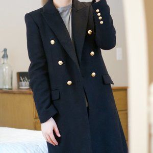Brand New! Italian Style Wool Blended Coat